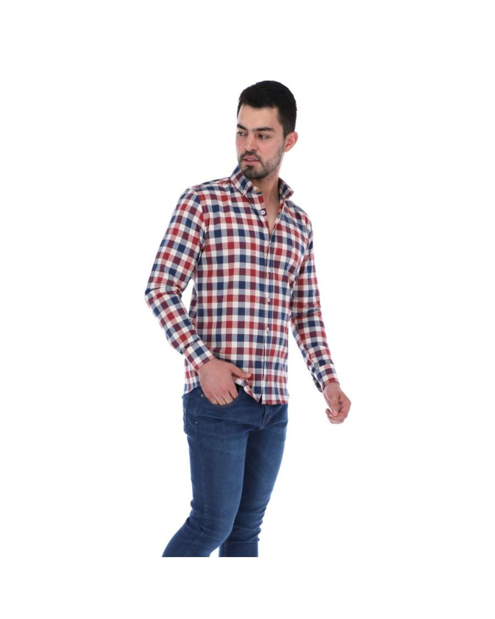 Camisa Manga Larga de Botones para Hombre | PORTO BLANCO