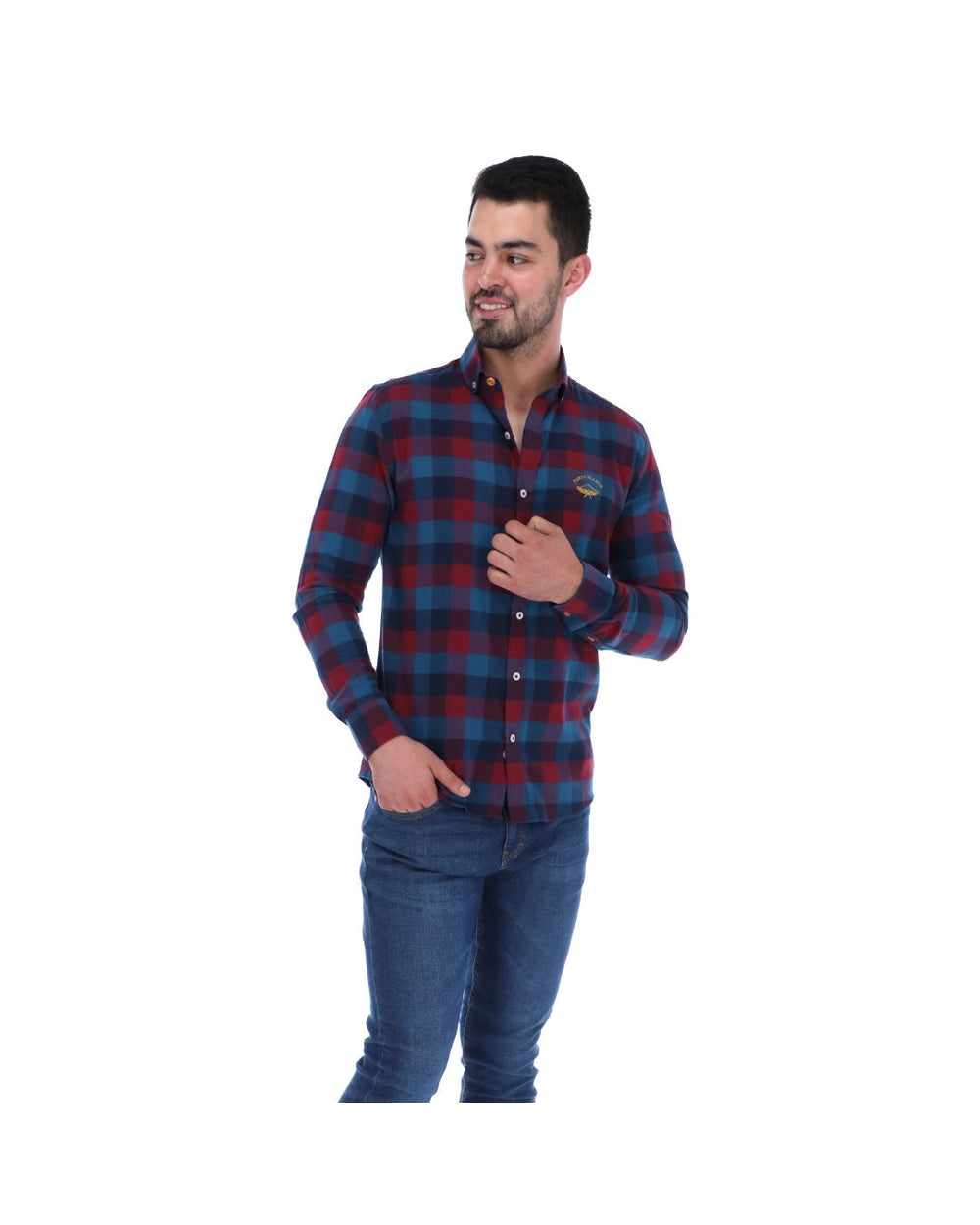 Camisa Manga Larga de Botones para Hombre | PORTO BLANCO