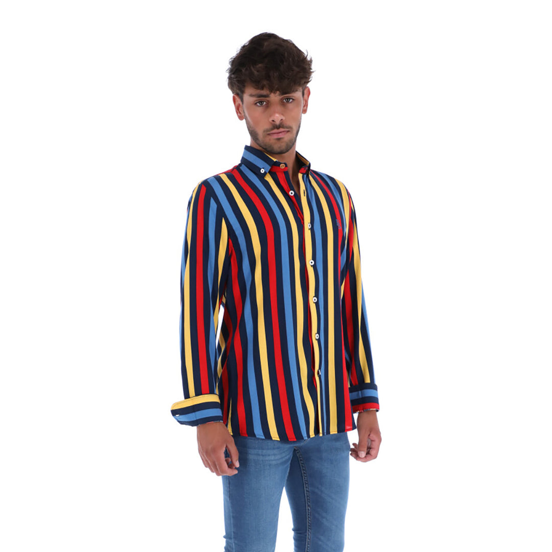Camisa Manga Larga de Botones para Hombre | PORTO BLANCO