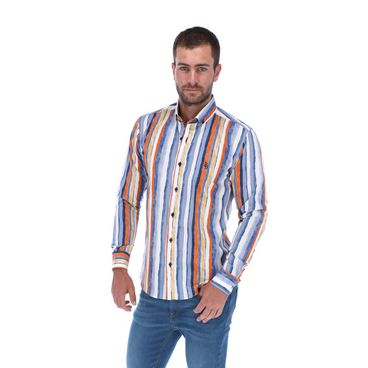 Camisa Manga Larga de Botones para Hombre | PORTO BLANCO