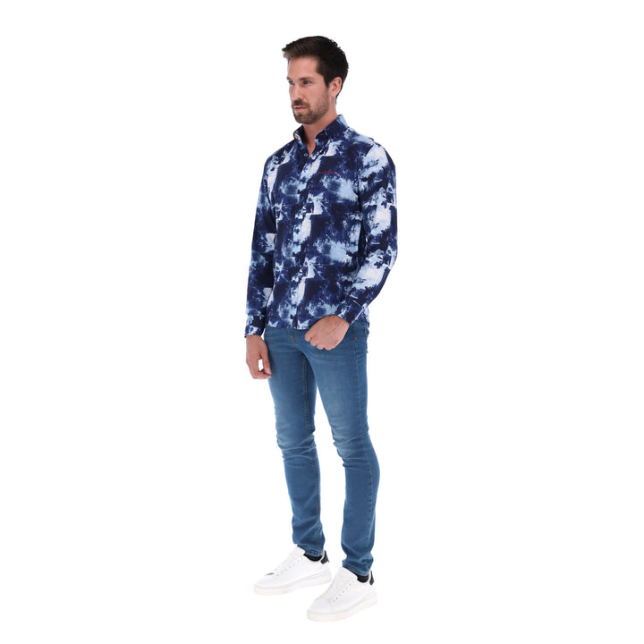 Camisa Manga Larga de Botones para Hombre | PORTO BLANCO