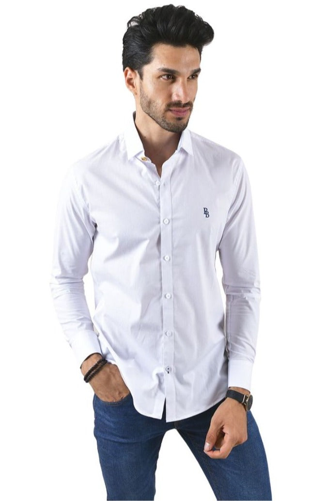 Camisa Manga Larga de Botones para Hombre | PORTO BLANCO