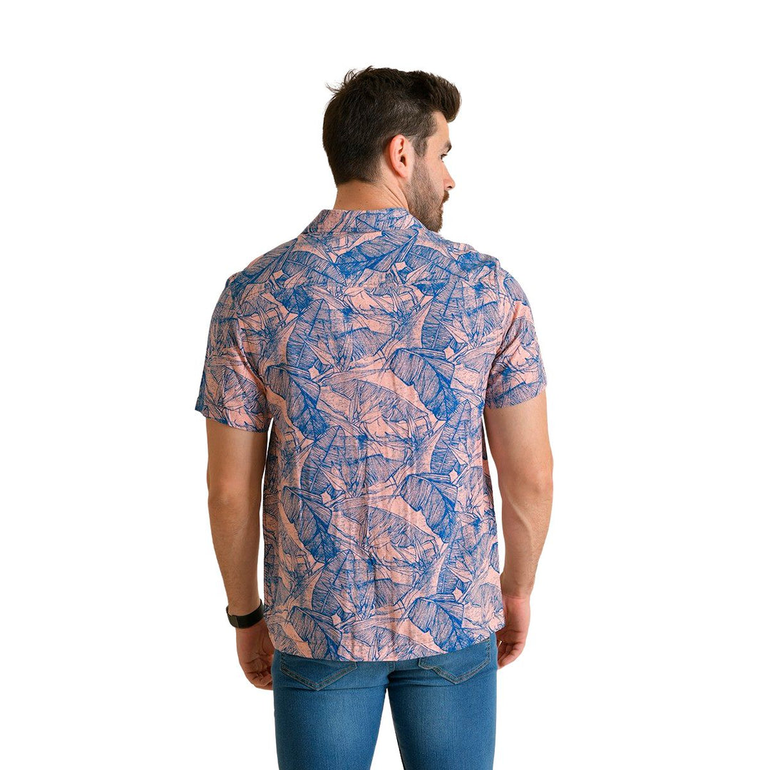 Camisa Manga Corta de Botones para Hombre | PORTO BLANCO