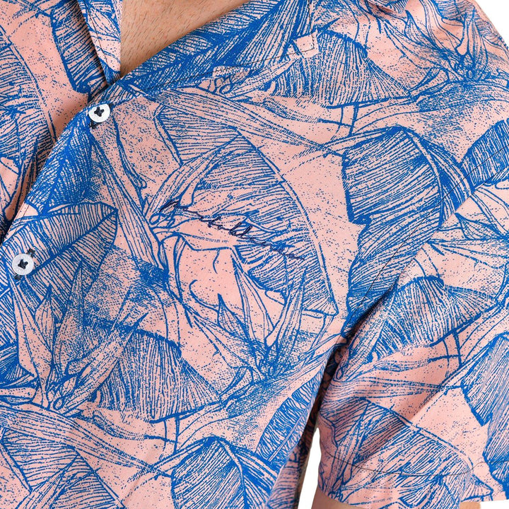Camisa Manga Corta de Botones para Hombre | PORTO BLANCO