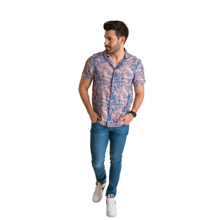 Camisa Manga Corta de Botones para Hombre | PORTO BLANCO