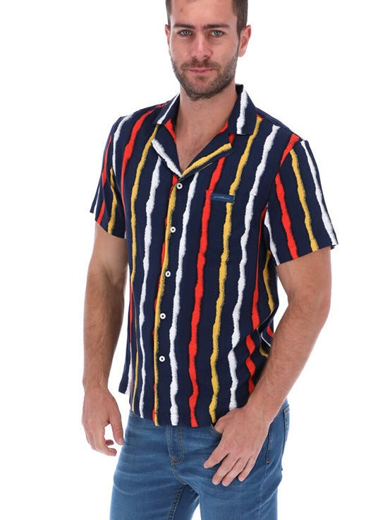 Camisa Manga Corta de Botones para Hombre | PORTO BLANCO