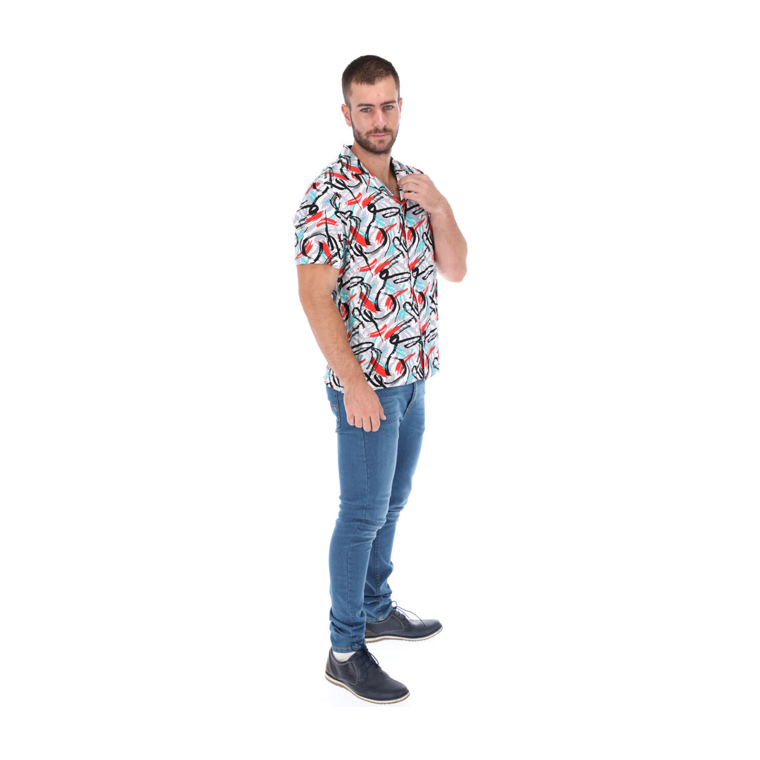 Camisa Manga Corta de Botones para Hombre | PORTO BLANCO