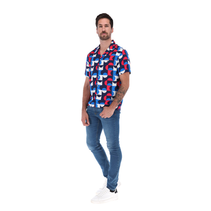 Camisa Manga Corta de Botones para Hombre | PORTO BLANCO