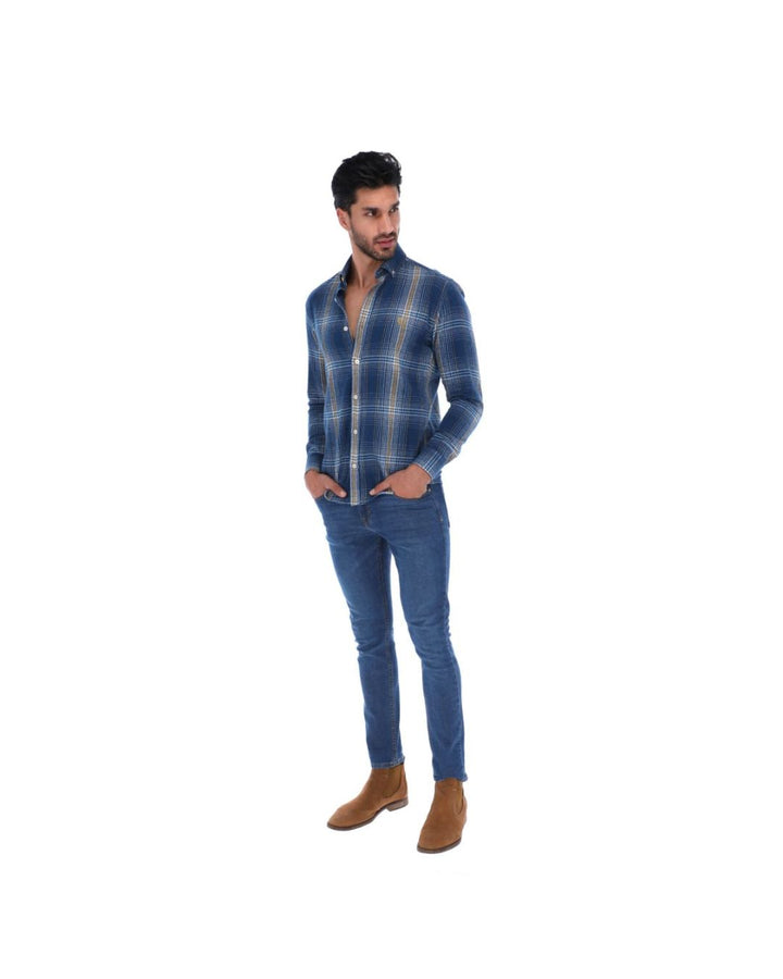 Camisa Manga Larga de Botones para Hombre | PORTO BLANCO