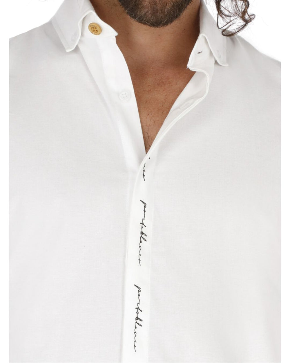 Camisa Manga Larga de Botones para Hombre | PORTO BLANCO