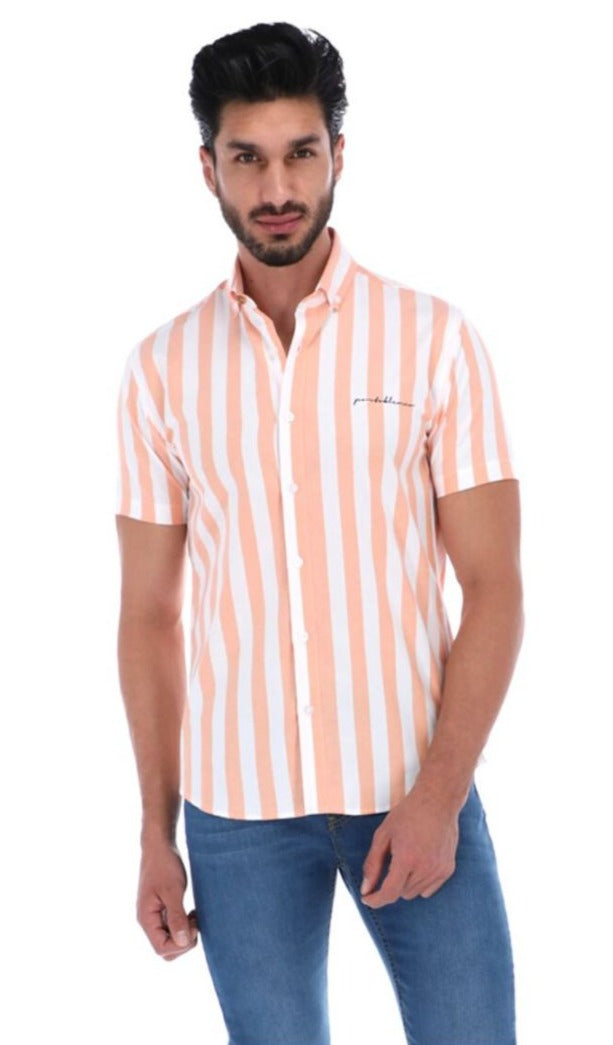 Camisa Manga Corta de Botones para Hombre | PORTO BLANCO