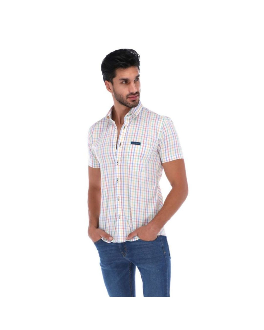 Camisa Manga Corta de Botones para Hombre | PORTO BLANCO