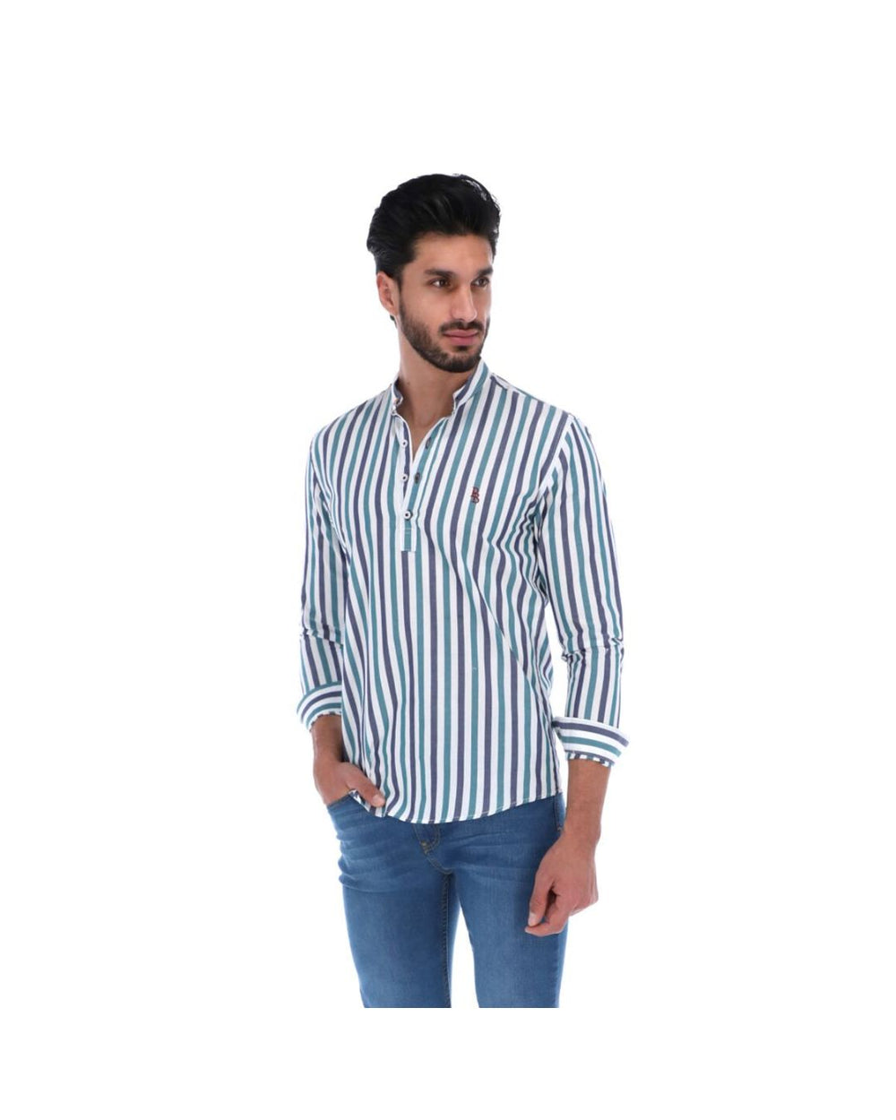 Camisa Manga Larga de Botones para Hombre | PORTO BLANCO