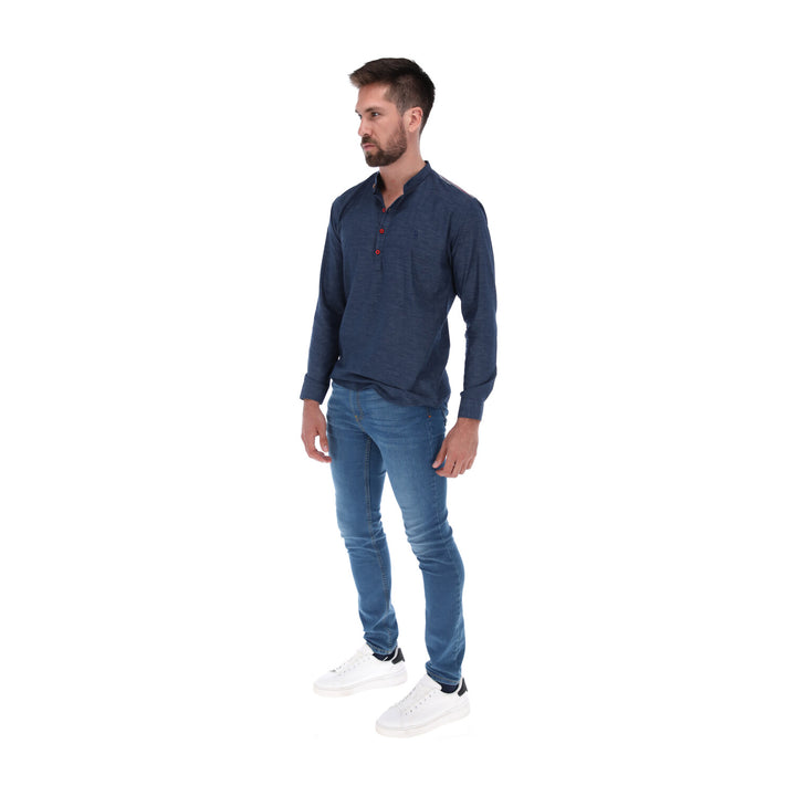 Camisa Manga Larga de Botones para Hombre | PORTO BLANCO