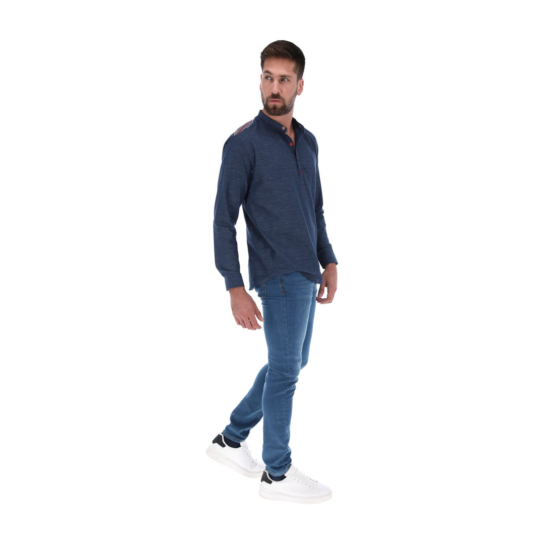 Camisa Manga Larga de Botones para Hombre | PORTO BLANCO
