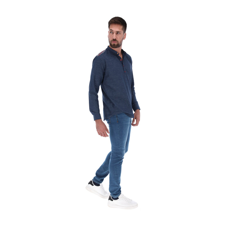 Camisa Manga Larga de Botones para Hombre | PORTO BLANCO