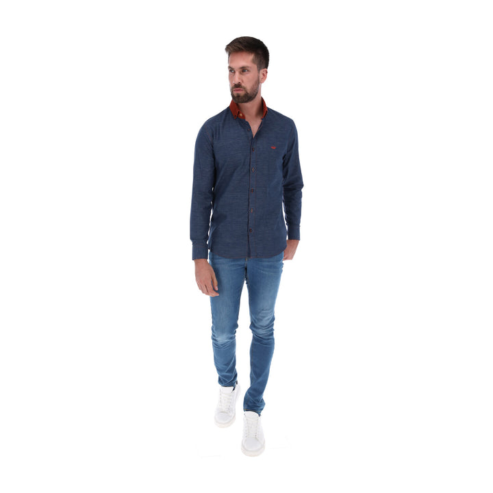 Camisa Manga Larga de Botones para Hombre | PORTO BLANCO