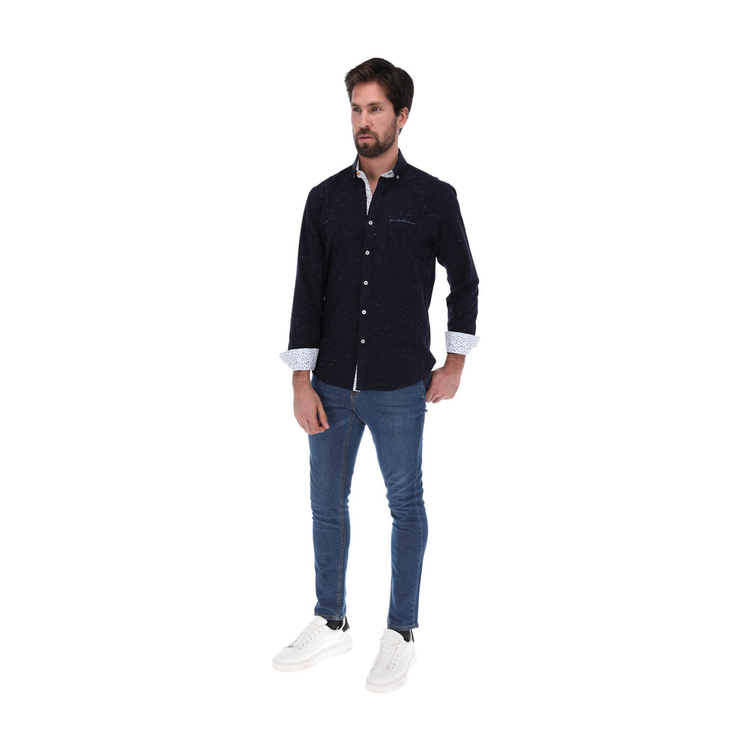 Camisa Manga Larga de Botones para Hombre | PORTO BLANCO
