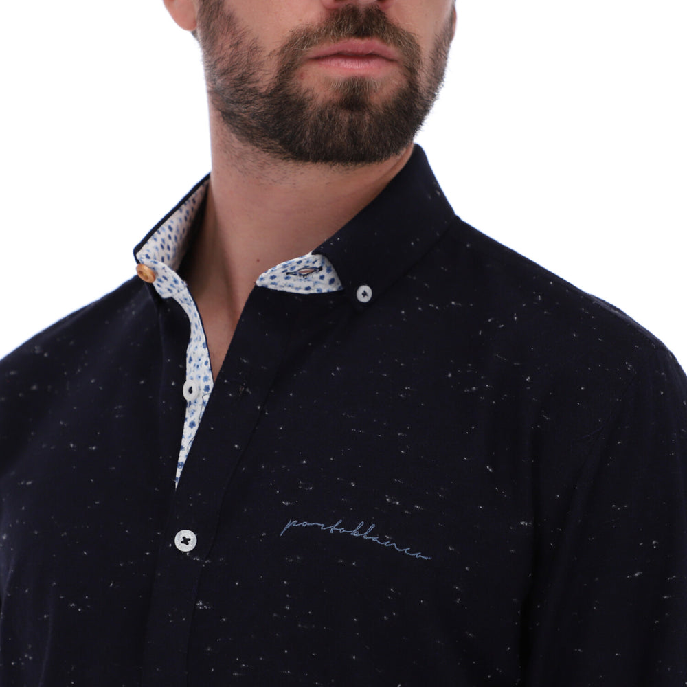 Camisa Manga Larga de Botones para Hombre | PORTO BLANCO