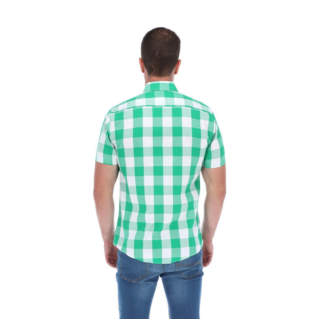 Camisa Manga Corta de Botones para Hombre | PORTO BLANCO