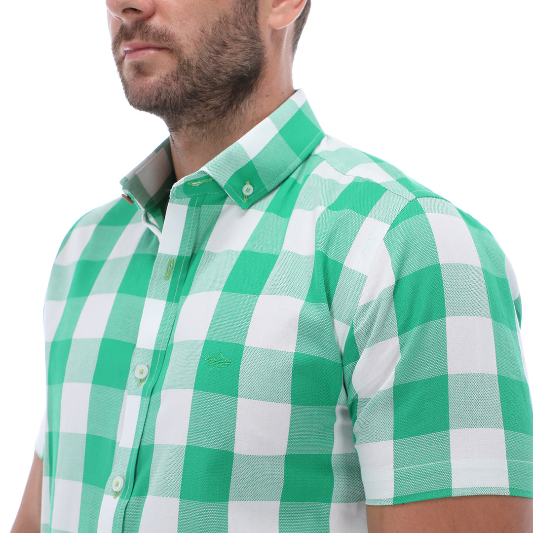 Camisa Manga Corta de Botones para Hombre | PORTO BLANCO