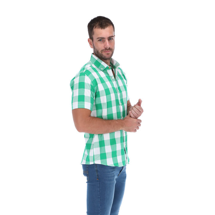 Camisa Manga Corta de Botones para Hombre | PORTO BLANCO
