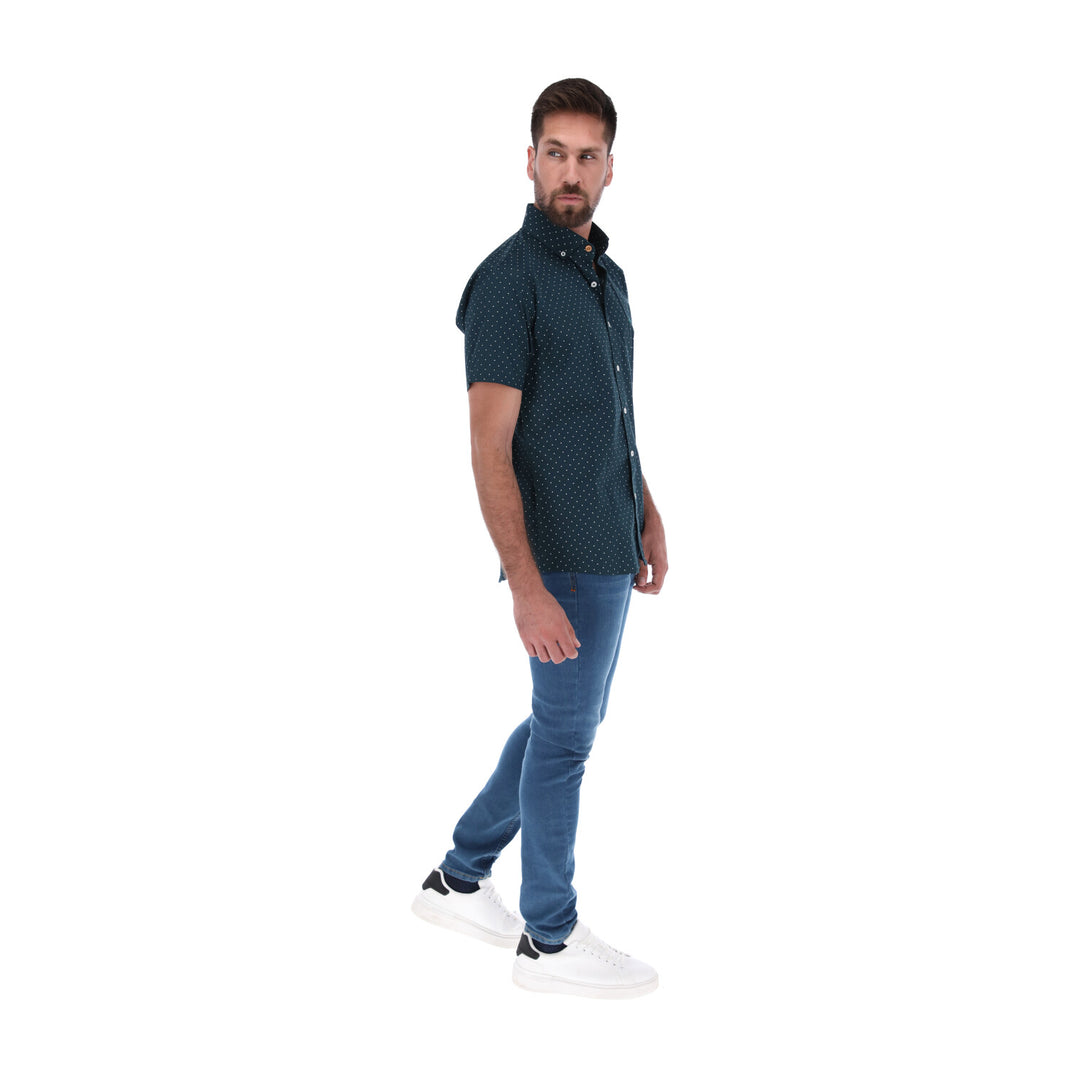 Camisa Manga Corta de Botones para Hombre | PORTO BLANCO