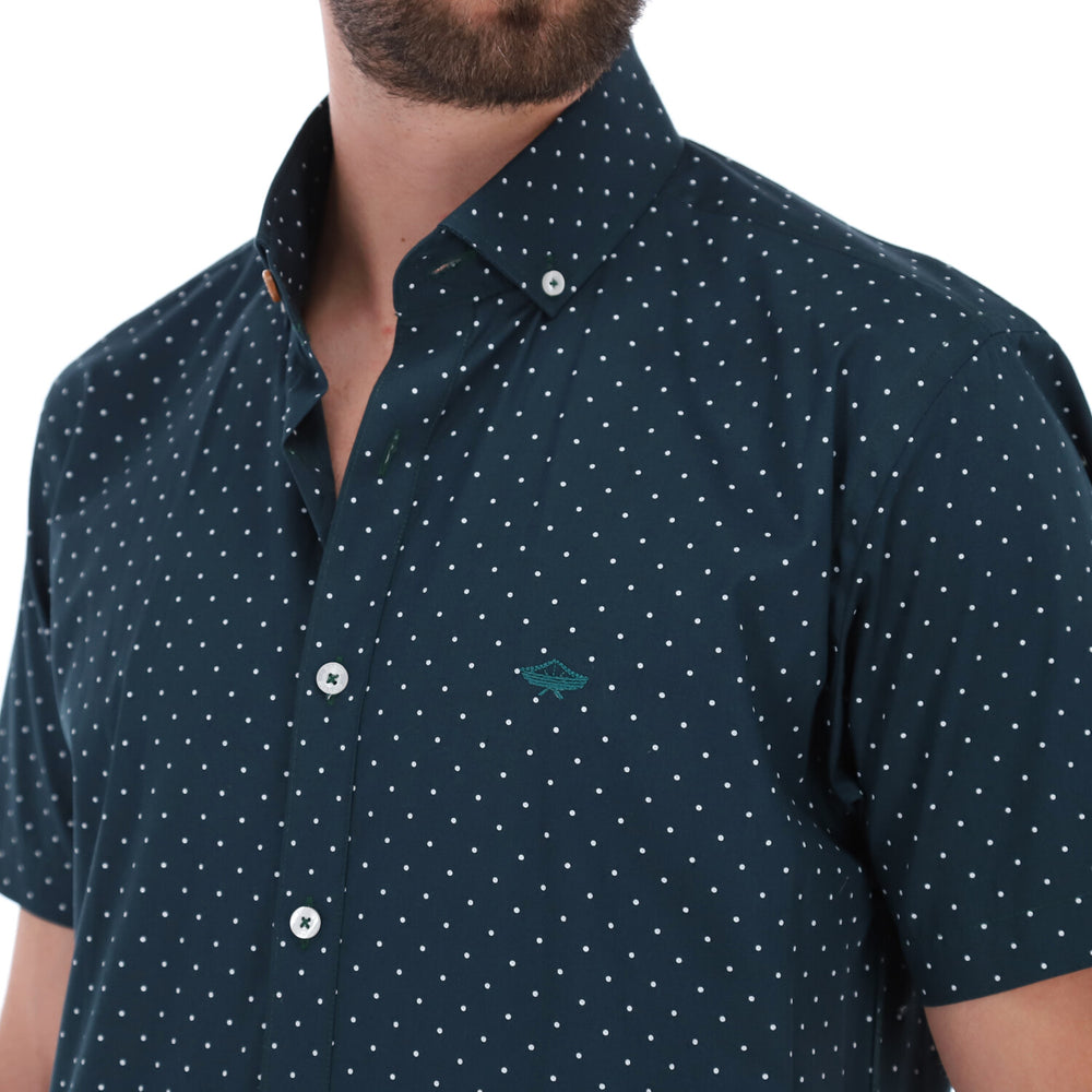 Camisa Manga Corta de Botones para Hombre | PORTO BLANCO