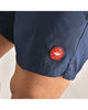 Men's Solid Quick Dry Swim Trunks Blue & Red