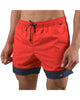Load image into Gallery viewer, Men&#39;s Solid Quick Dry Swim Trunks Red &amp; Blue