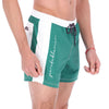 Men's Solid Quick Dry Swim Trunks Green & White