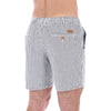 Men's Stripes Premium Flex-Stretch Bermuda Shorts White & Grey