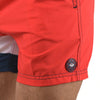 Men's Patchwork Quick Dry Swim Trunks Red White & Blue