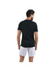 Men's Solid Short Sleeve Crew Neck T-Shirt Black