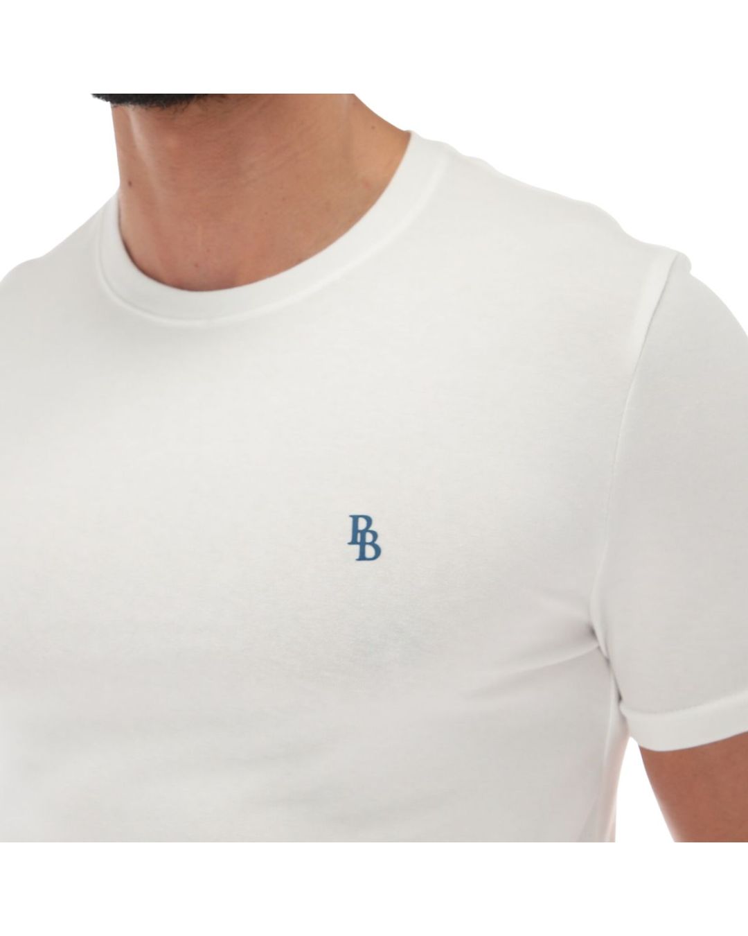 Men's Solid Short Sleeve Crew Neck T-Shirt White