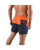 Men's Patchwork Quick Dry Swim Trunks White Red & Blue